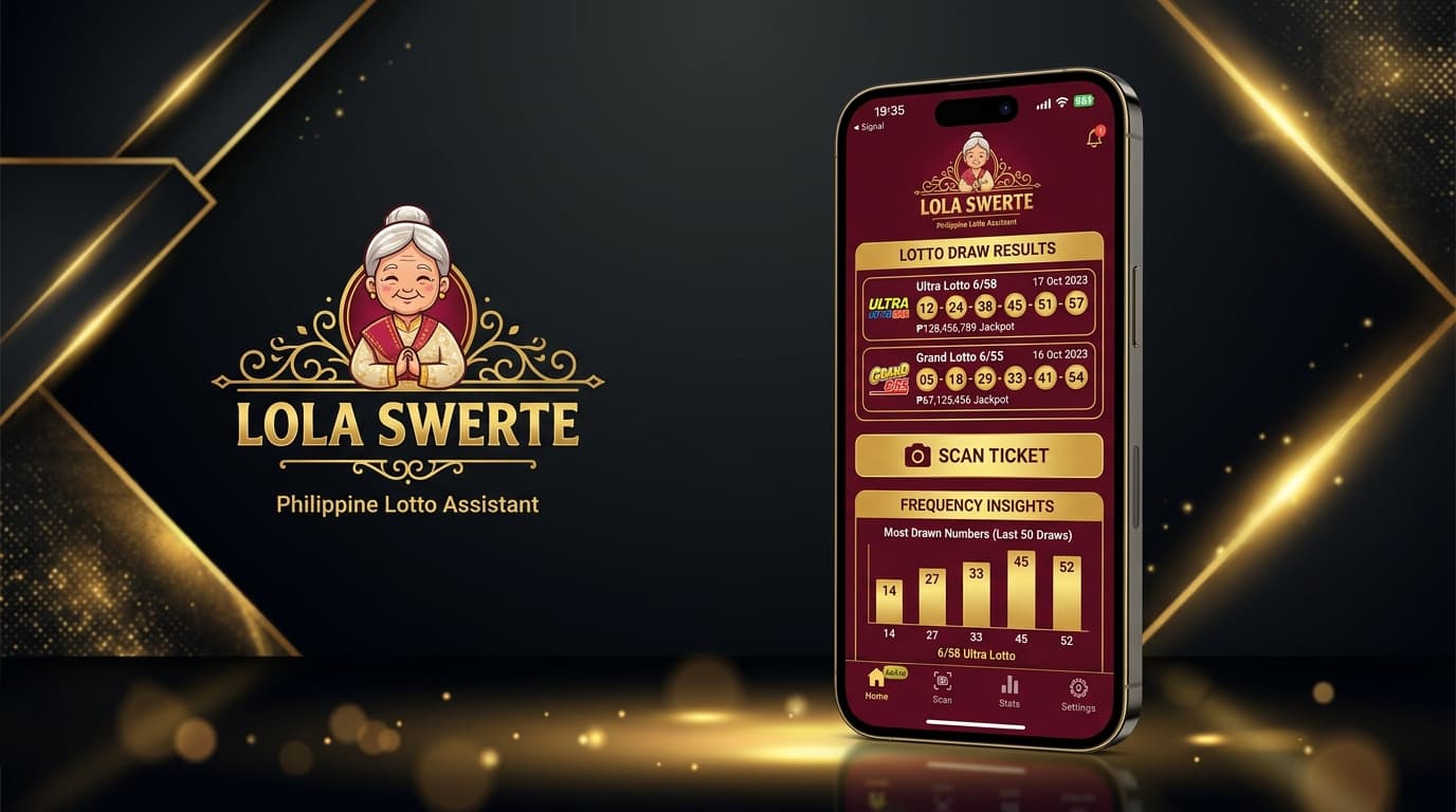 Lola Swerte Mobile App Preview